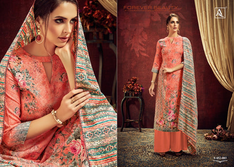 Alok Suit Launched Aabrang Cotton Printed Casual Wear Salwar Suits