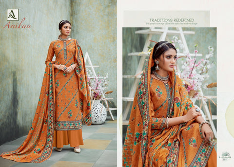 Alok Suits Presents Anikaa Pashmina Printed Fancy Designer Salwar Suits