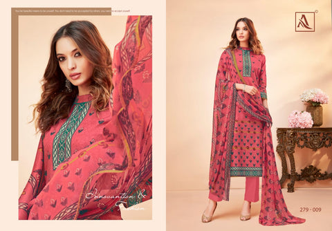 Alok Suit Presents Ashima Cambric Printed Fancy Designer Salwar Suits