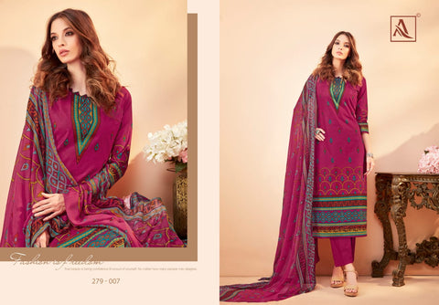 Alok Suit Presents Ashima Cambric Printed Fancy Designer Salwar Suits