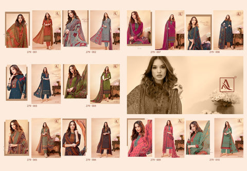 Alok Suit Presents Ashima Cambric Printed Fancy Designer Salwar Suits