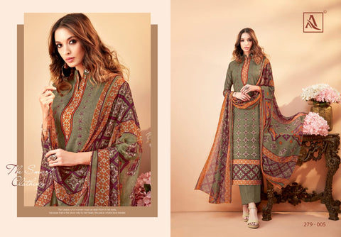 Alok Suit Presents Ashima Cambric Printed Fancy Designer Salwar Suits