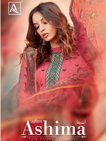 Alok Suit Presents Ashima Cambric Printed Fancy Designer Salwar Suits