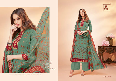 Alok Suit Presents Ashima Cambric Printed Fancy Designer Salwar Suits