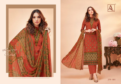 Alok Suit Presents Ashima Cambric Printed Fancy Designer Salwar Suits