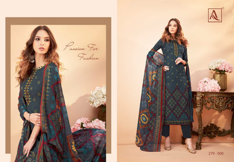 Alok Suit Presents Ashima Cambric Printed Fancy Designer Salwar Suits