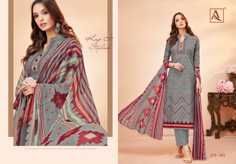 Alok Suit Presents Ashima Cambric Printed Fancy Designer Salwar Suits