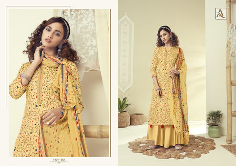 Alok Suits Kangan Jam Cotton Fancy Embroidery Work Casual Collection