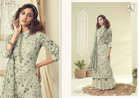 Alok Suits Kangan Jam Cotton Fancy Embroidery Work Casual Collection