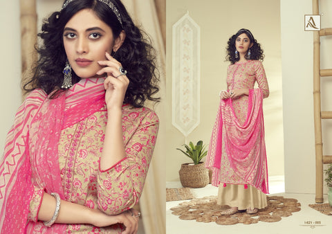 Alok Suits Kangan Jam Cotton Fancy Embroidery Work Casual Collection