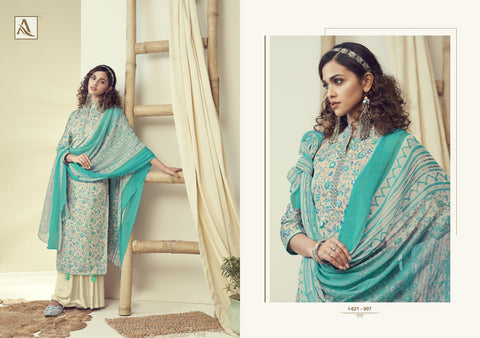 Alok Suits Kangan Jam Cotton Fancy Embroidery Work Casual Collection
