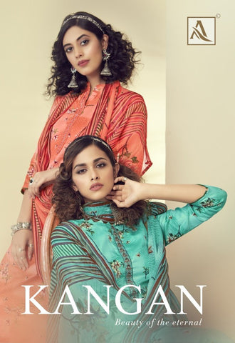Alok Suits Kangan Jam Cotton Fancy Embroidery Work Casual Collection
