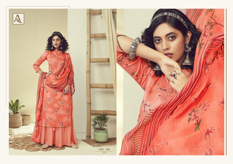 Alok Suits Kangan Jam Cotton Fancy Embroidery Work Casual Collection