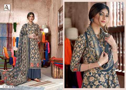Alok Suit Launched Kashikaa Pashmina Printed Fancy Designer Salwar Kameez