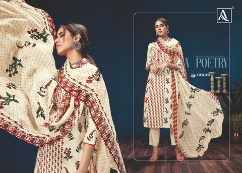 ALOK SUIT PRESENTS KAZO DIGITAL PRINTED COTTON SUIT COLLECTION