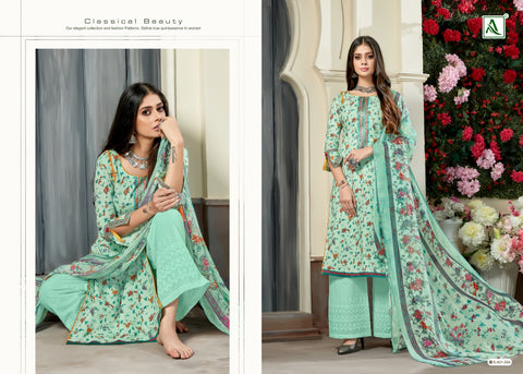 ALOK SUIT PIHU FANCY THREAD EMBROIDERY DIGITAL PRINTED SALWAR SUIT