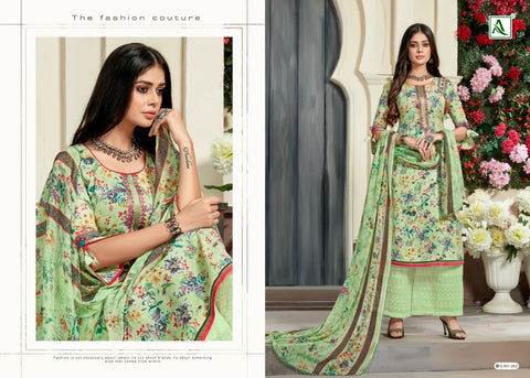 ALOK SUIT PIHU FANCY THREAD EMBROIDERY DIGITAL PRINTED SALWAR SUIT