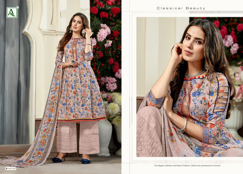 ALOK SUIT PIHU FANCY THREAD EMBROIDERY DIGITAL PRINTED SALWAR SUIT