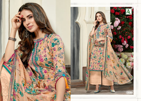 ALOK SUIT PIHU FANCY THREAD EMBROIDERY DIGITAL PRINTED SALWAR SUIT