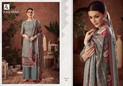 Alok Suit Presents Kashikaa Wool Pashmina Fancy Designer Salwar Kameez