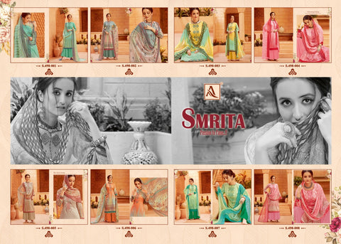 Alok Presents Smrita Cotton Casual Embroidery Work Salwar Kameez