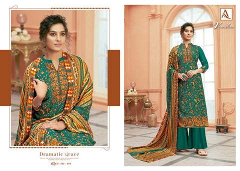Alok Suit Launched Vrindaa Pashmina Printed Fancy Designer Salwar Kameez