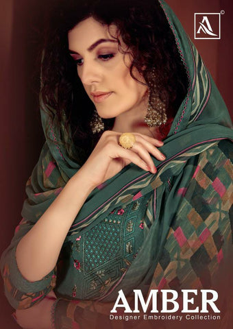 Alok Suits Presents Amber Viscose Fabric Salwar Kameez Collection