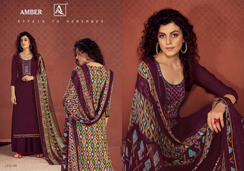 Alok Suits Presents Amber Viscose Fabric Salwar Kameez Collection