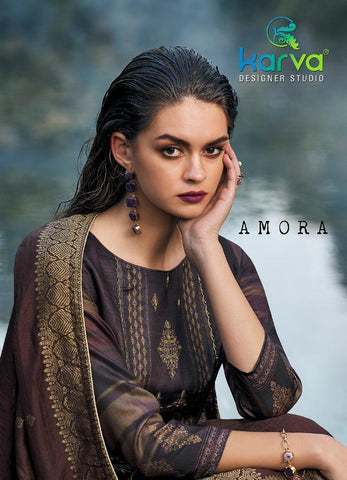 KARVA DESIGNER STUDIO PRESENTS AMORA JAM COTTON OCCASIONAL WEAR DRESS
