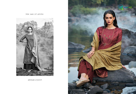 KARVA DESIGNER STUDIO PRESENTS AMORA JAM COTTON OCCASIONAL WEAR DRESS