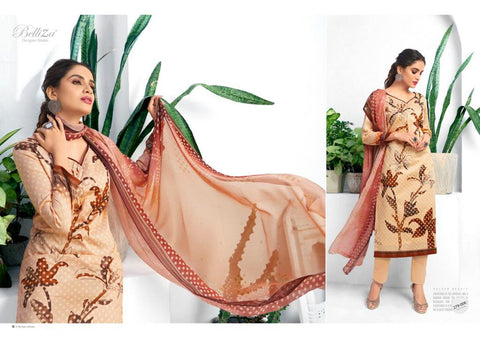 Belliza Designer Studio Launched Amora Vol 31 Jam Silk Printed Fancy Designer Salwar Suits