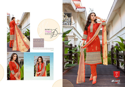 Anmol Tex Presents Swastik Pro Vol 43 American Crape Fancy Designer Salwar Suits