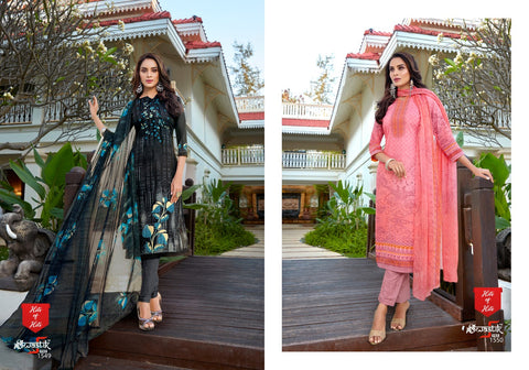 Anmol Tex Presents Swastik Pro Vol 43 American Crape Fancy Designer Salwar Suits