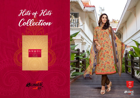 Anmol Tex Presents Swastik Pro Vol 43 American Crape Fancy Designer Salwar Suits