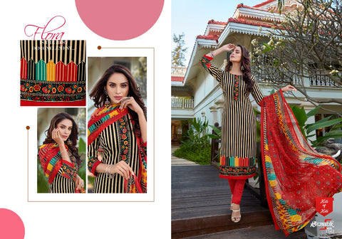 Anmol Tex Presents Swastik Pro Vol 43 American Crape Fancy Designer Salwar Suits