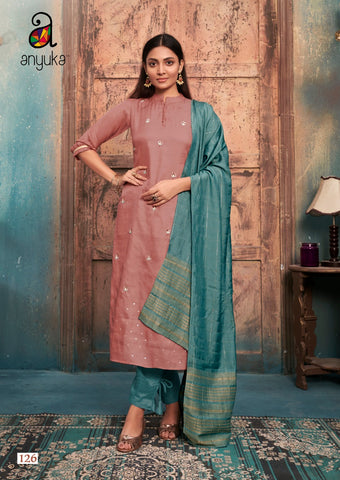 Anyuka Presents Anika Rayon Fabric Fancy Designer Kurtis Collection