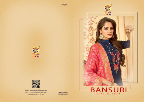 Avc Presents Bansuri Heavy Cotton Casual Wear Salwar Suits