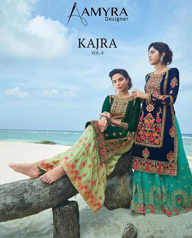 Amyra Designer Kajra Vol 8 Heavy Embroidery & Fancy Work Collection