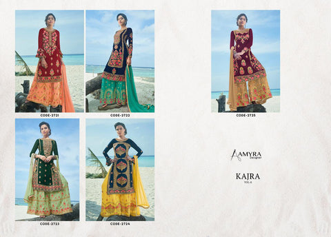 Amyra Designer Kajra Vol 8 Heavy Embroidery & Fancy Work Collection