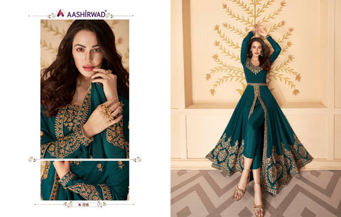 Aashirwad Creation Presents Paakhi Georgette Fancy Designer Salwar Suits