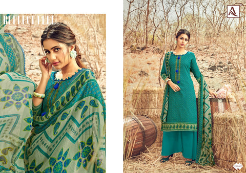 Alok Suits Avani Jam Cotton Digital Printed Fancy Salwar Kameez