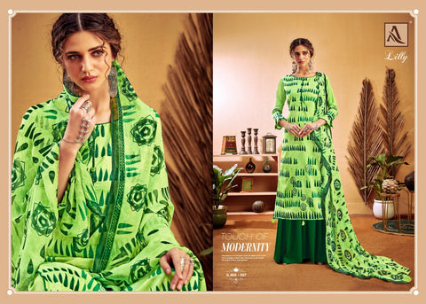 Alok Suits Lily Jam Cotton Digital Printed Collection Salwar Suits