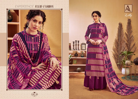 Alok Suits Lily Jam Cotton Digital Printed Collection Salwar Suits