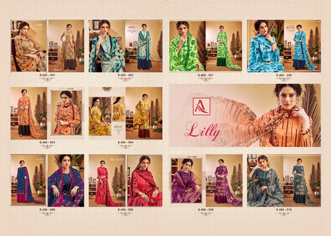 Alok Suits Lily Jam Cotton Digital Printed Collection Salwar Suits