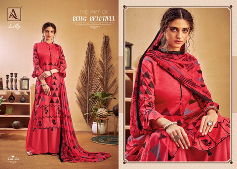 Alok Suits Lily Jam Cotton Digital Printed Collection Salwar Suits