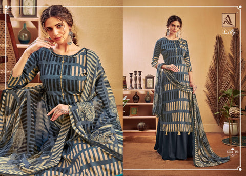 Alok Suits Lily Jam Cotton Digital Printed Collection Salwar Suits