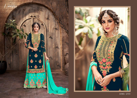 Amyra Designer Presents Kajra Vol 9 Georgette Pakistani Salwar Kameez