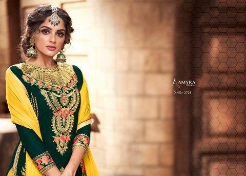 Amyra Designer Presents Kajra Vol 9 Georgette Pakistani Salwar Kameez