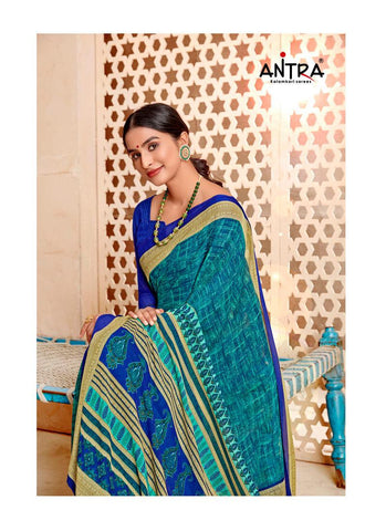 Antra Crispi 2 Fancy Wear Chiffon Wholesale Saree Collection - The Ethnic  World