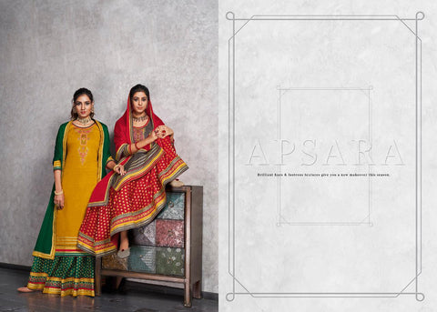 Rangoon Presents Apsara Jam Silk Embroidery Work Party Wear Fancy Designer Salwar Suits